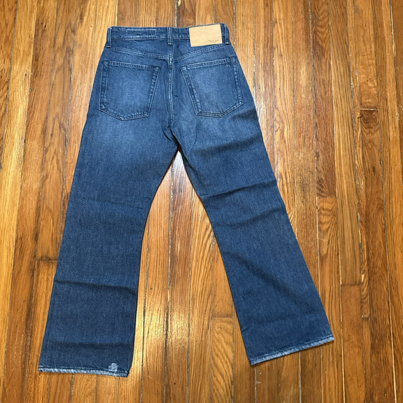 Rag and Bone Women's Jeans High Rise Crop Flare Maya Button Fly Size 26 27x26 - Picture 12 of 14